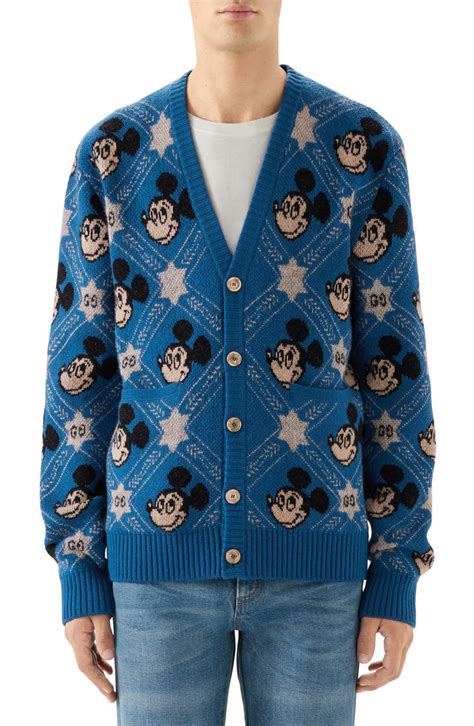 disney x gucci wool cardigan|Disney Gucci collaboration.